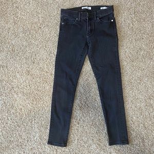 Banana Republic Skinny Ankle Jean Size 26 Black